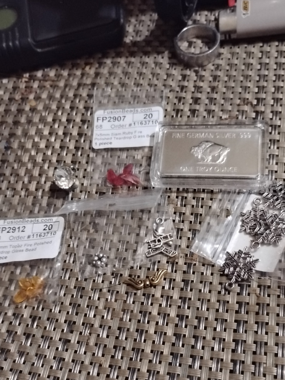 .999 Silver Bullion Bar Brilliant Design &Topaz&Ruby& Brilliant Earring 3carets+
